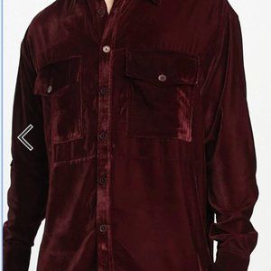 ASOS Velvet Shirt NWT